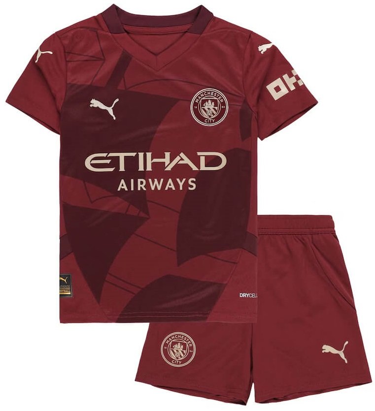 Kit infantil III Manchester City 2024 2025 Puma oficial 